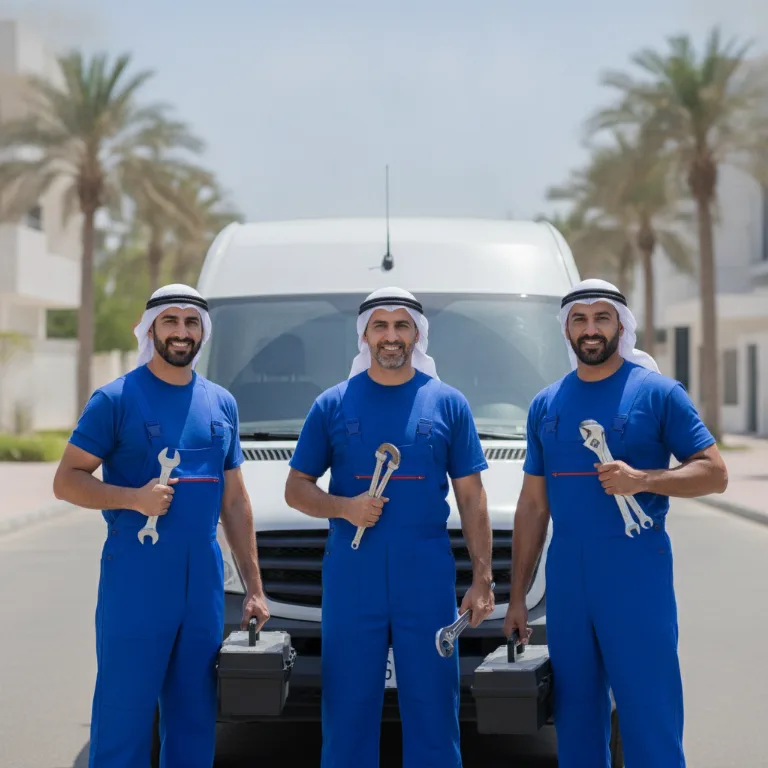Plumber team in Abu Dhabi